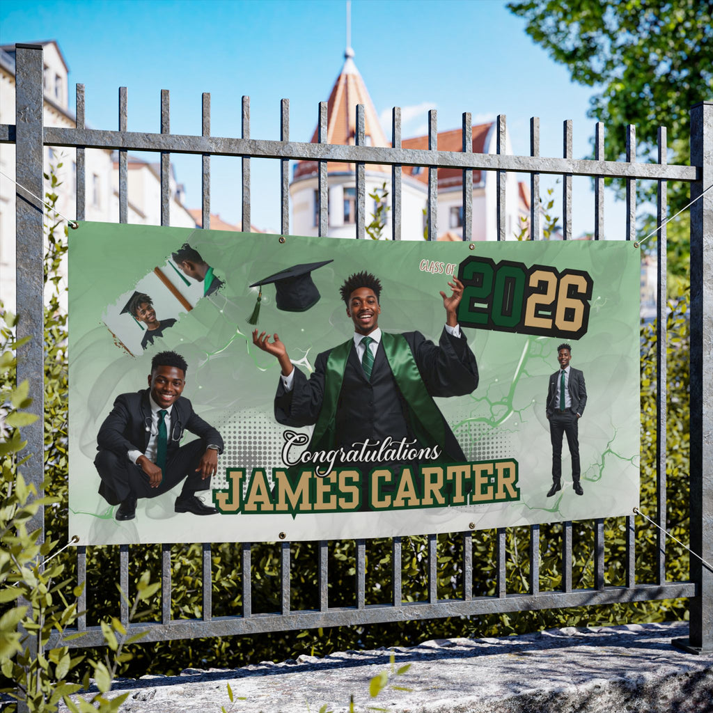 custom senior photo banner
