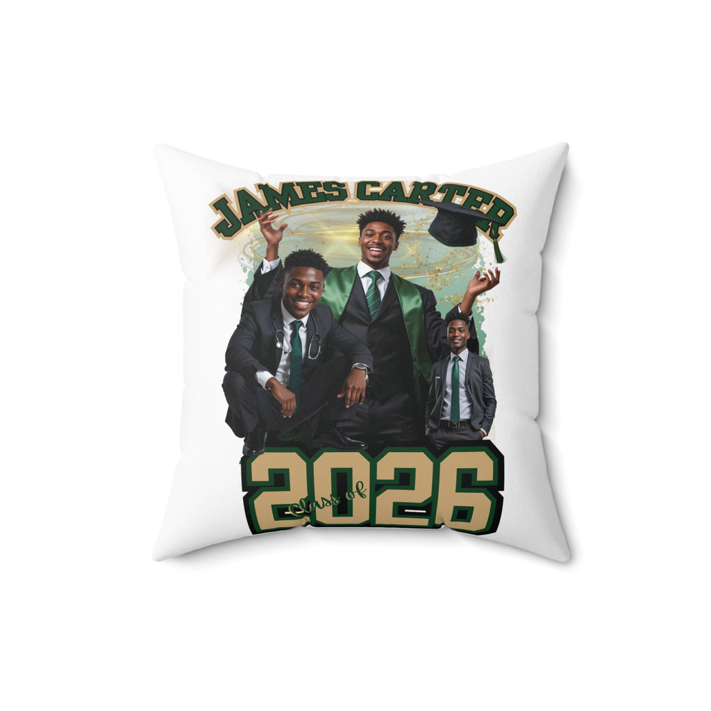 Personalized Graduation Pillow  Custom Name & 2026 Diploma Design