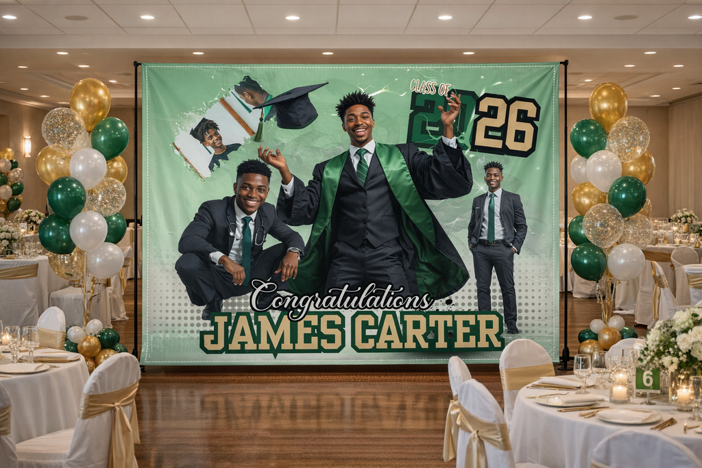 Custom Grad Party Decor
