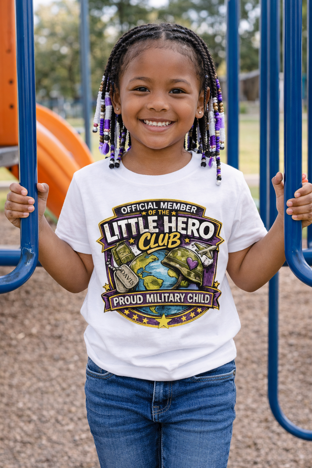 Month of the Military Child Purple Up Tee - Little Hero Club