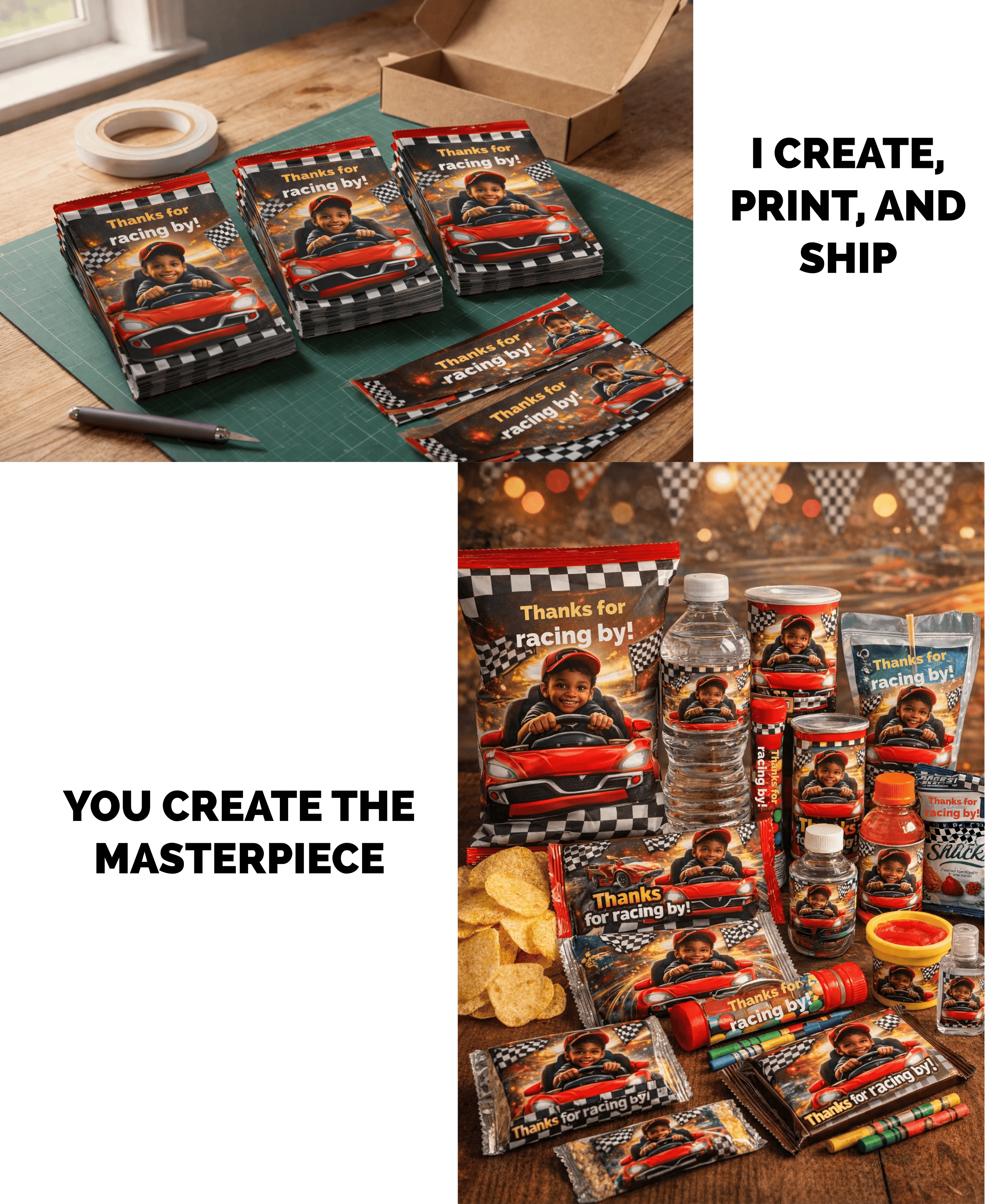DIY Party in a Box Custom Party Favor Bundle