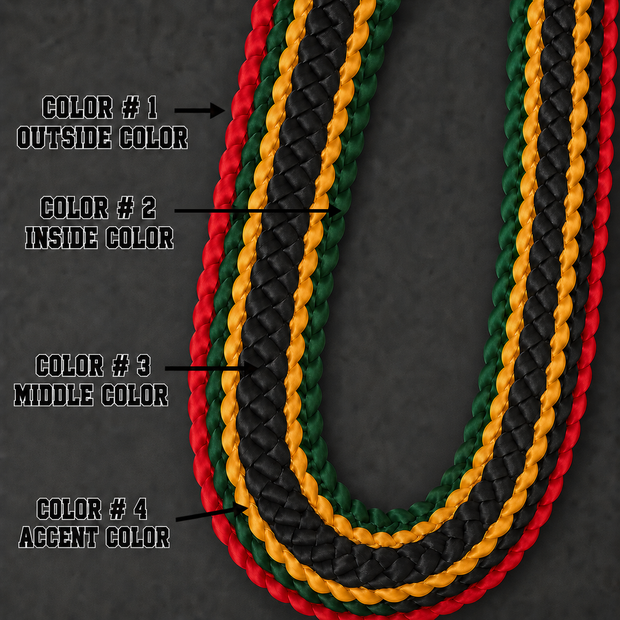 Custom Ribbon Lei
